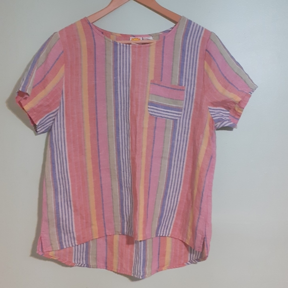 Anthropologie Tops - ANTHRO/C&C CALI 100%LINEN TOP